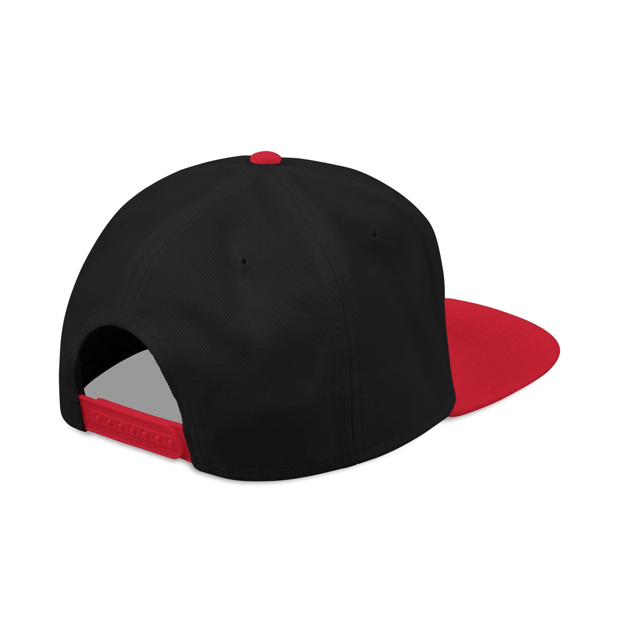 Mens Embroidered 'Delux' Snapback Cap – Streetwear Flat-Brim Hat