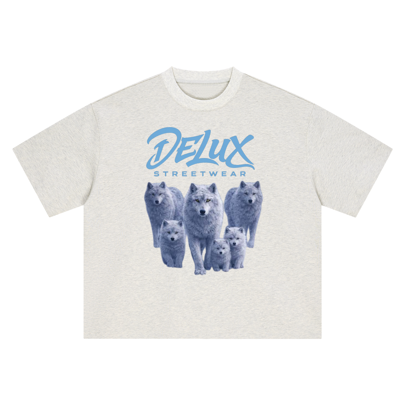 DeLuX Wolf Boxy Oversized T-Shirt