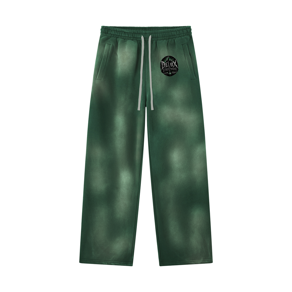DeLuX Sunfade Wide Leg Fleece Sweatpants