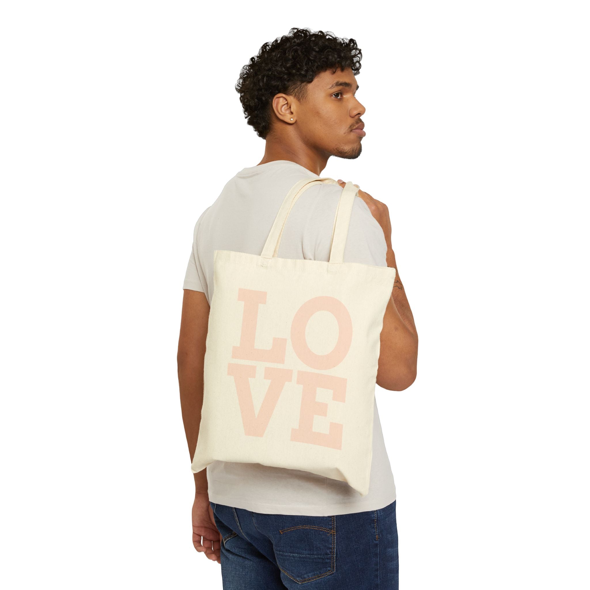 Canvas Tote Bag — De'Lux Streetwear Logo Eco Shopper