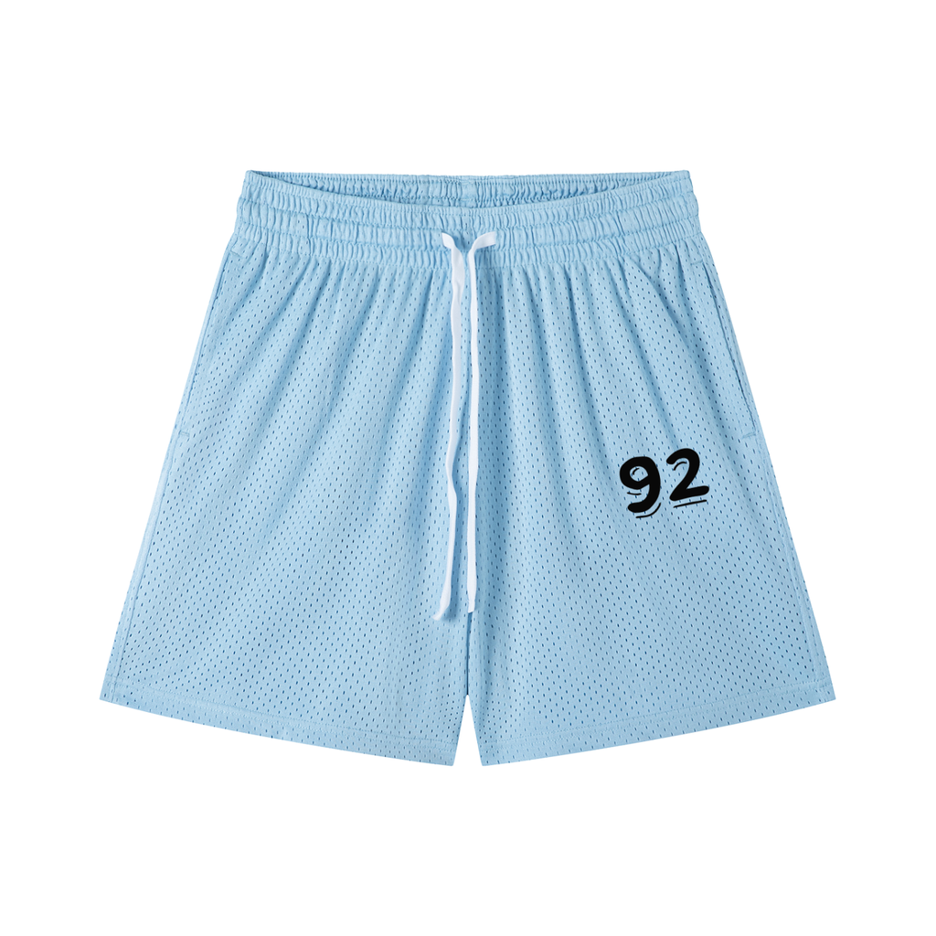 Mesh Drawstring Shorts