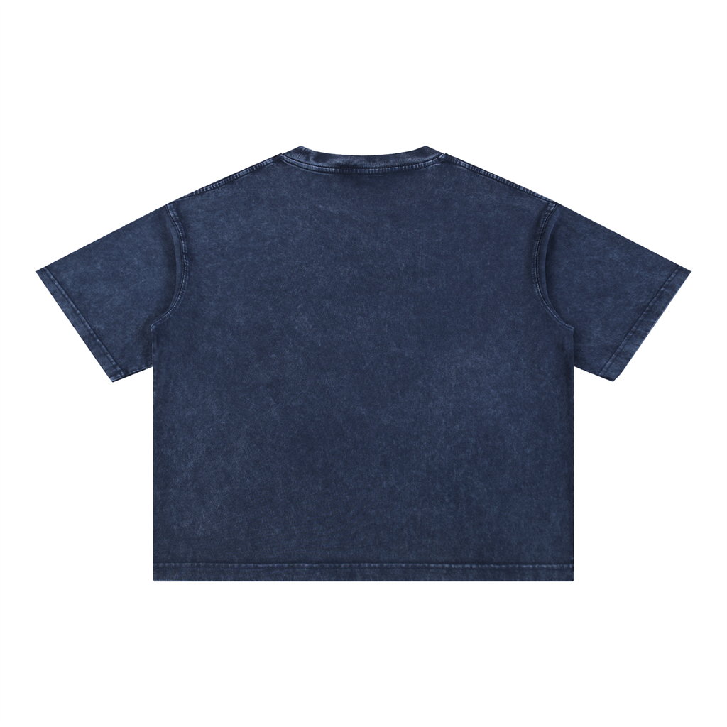 DeLuX Mineral Wash Boxy Cotton T-Shirt
