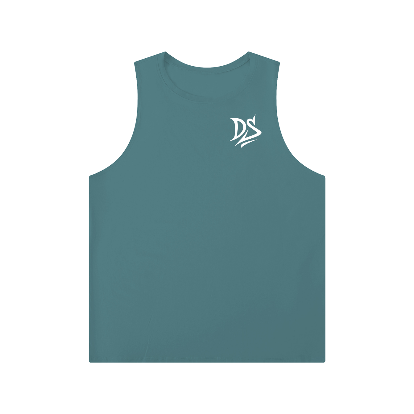 DeLuX DS Men's Solid Color Crewneck Tank Top