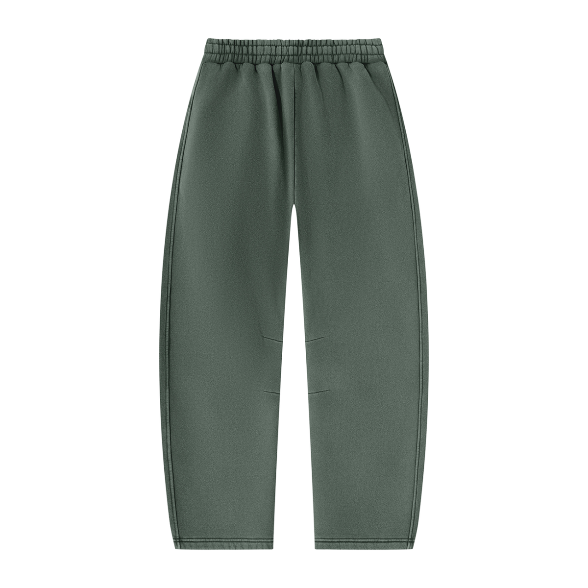 DeLuX  Vintage Wash Barrel Leg Fleece Sweatpants