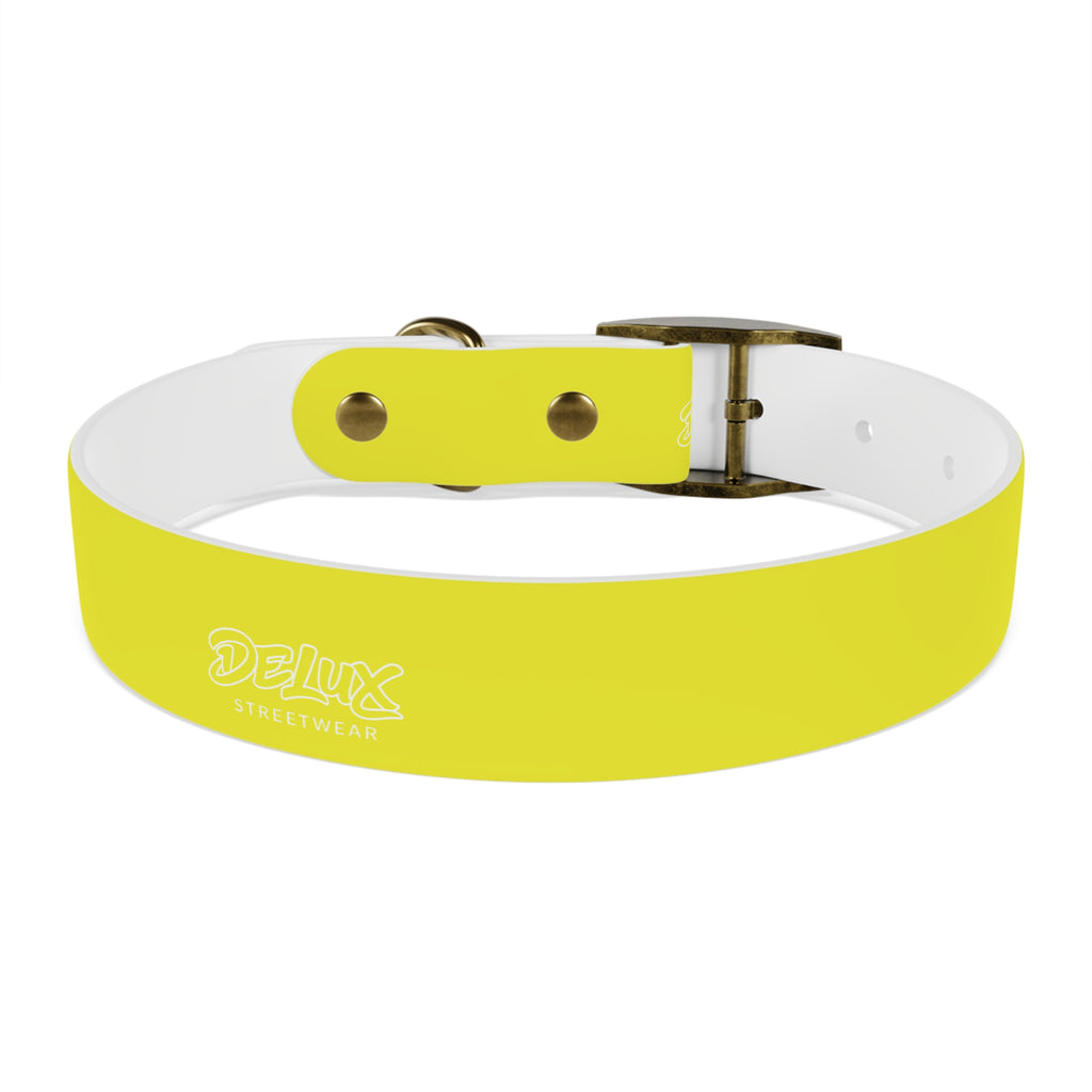 Neon Yellow Reflective Dog Collar — High-Visibility Safety Collar for Pets