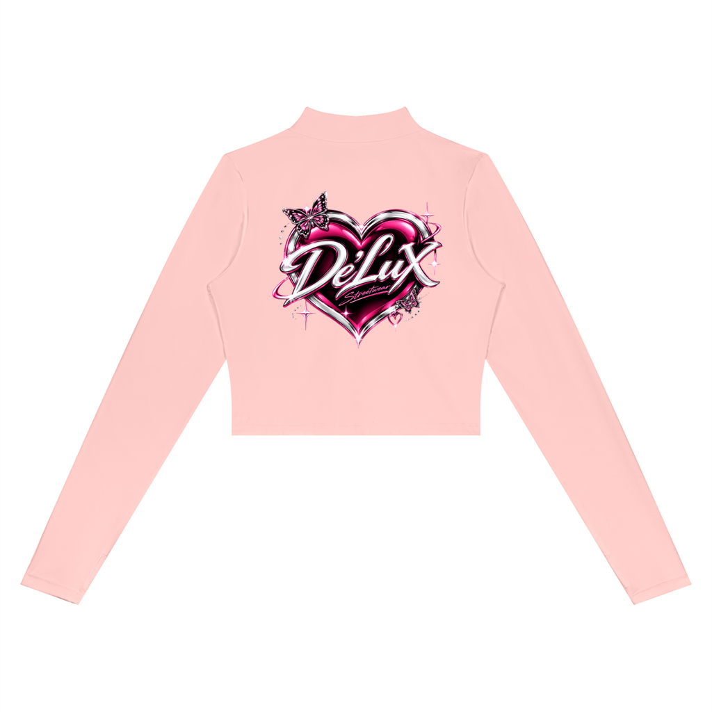 DeLuX Women’s Crop Yoga Sports Jacket