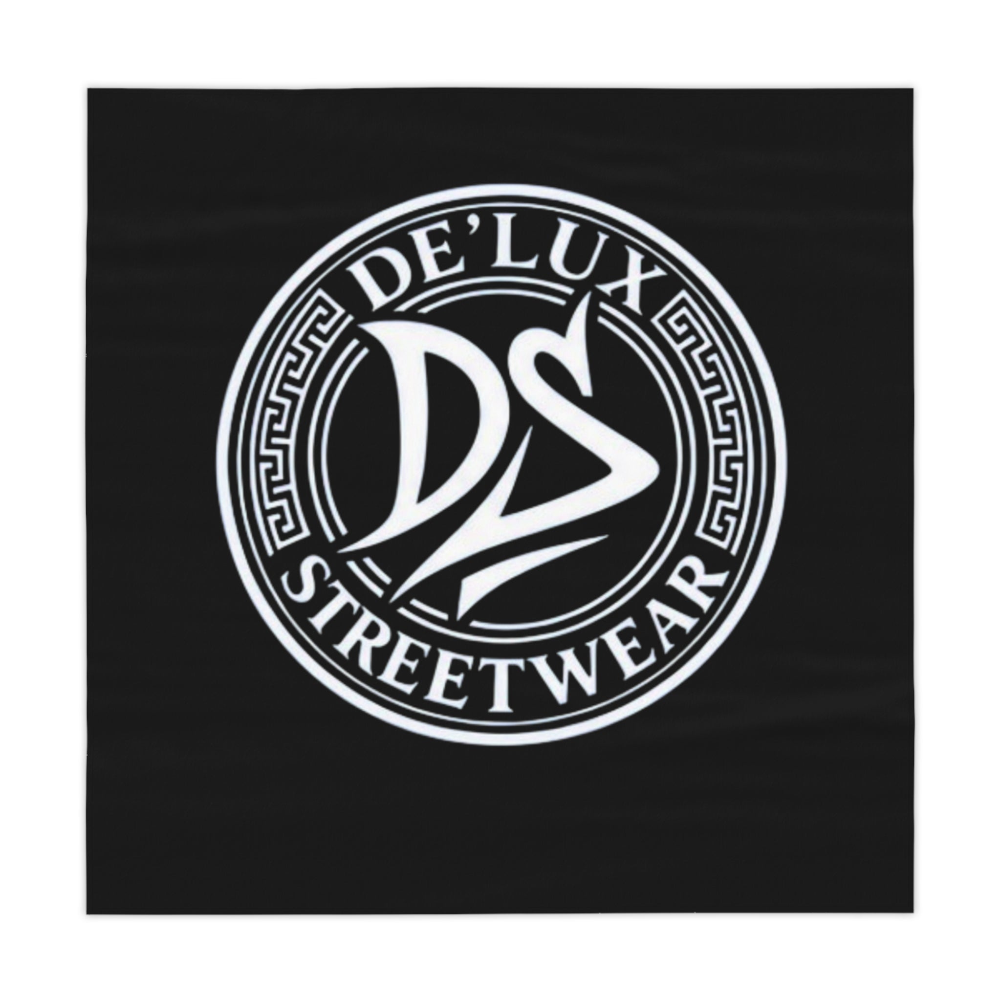 Tablecloth — D'Lux Streetwear Logo Black & White Urban Table Cover