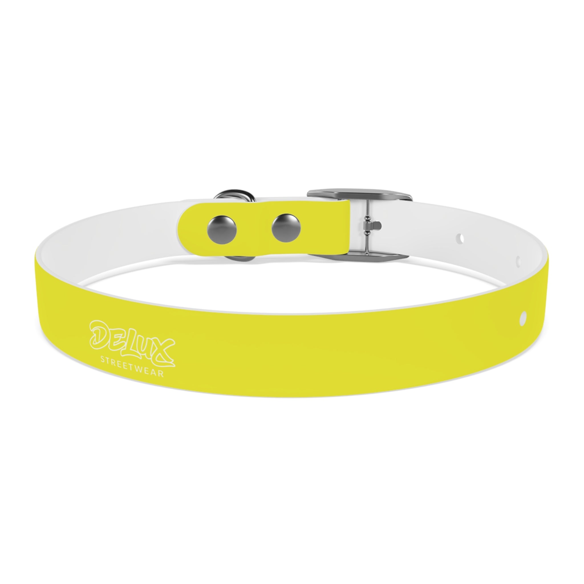 Neon Yellow Reflective Dog Collar — High-Visibility Safety Collar for Pets