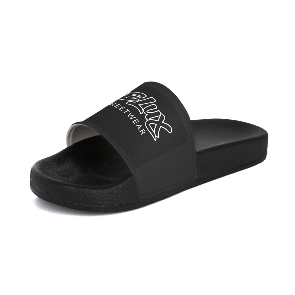 Women's Slide Sandals — DELUX Streetwear Logo Pool Slides