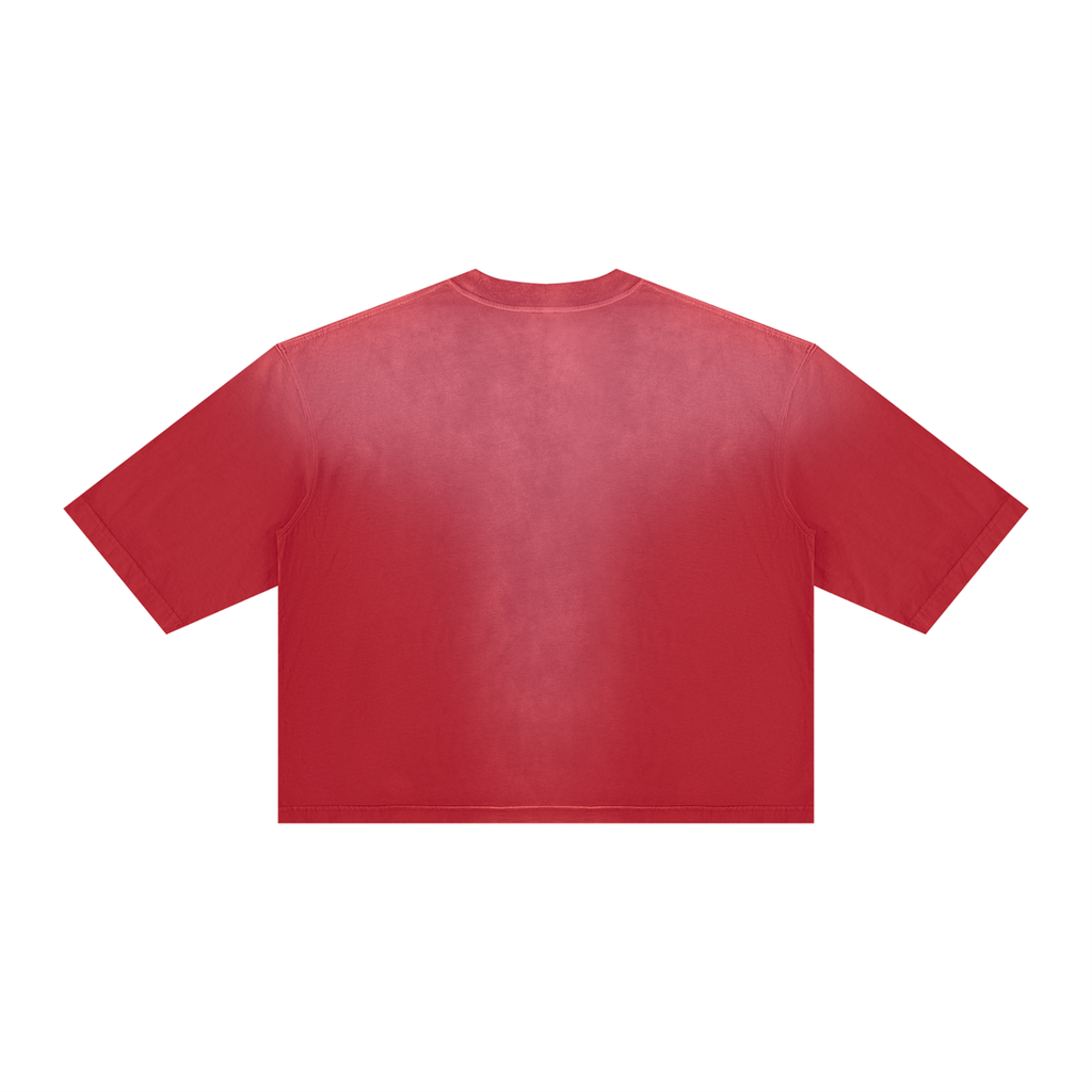 DeLuX Vintage Wash Sunfade Boxy T-Shirt