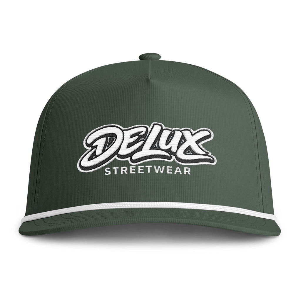 Delux Streetwear Rope Cap — Sunwashed Retro Snapback Hat