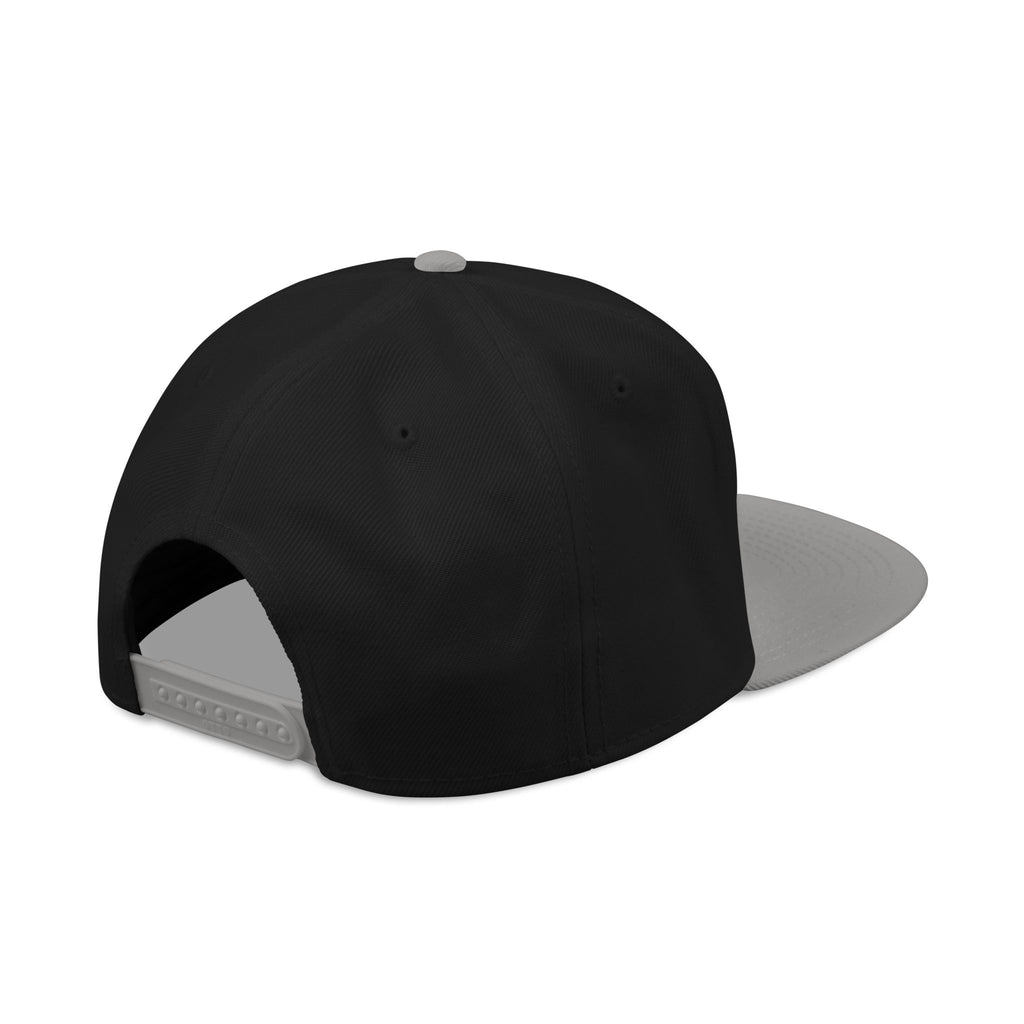 Mens Embroidered 'Delux' Snapback Cap – Streetwear Flat-Brim Hat