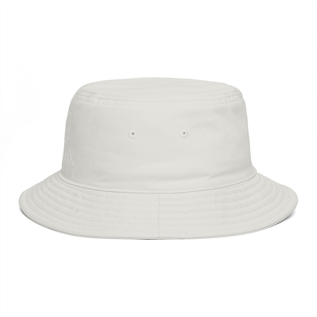 Women De’LuX Butterfly Bucket Hat — Embroidered Brown Fashion Hat