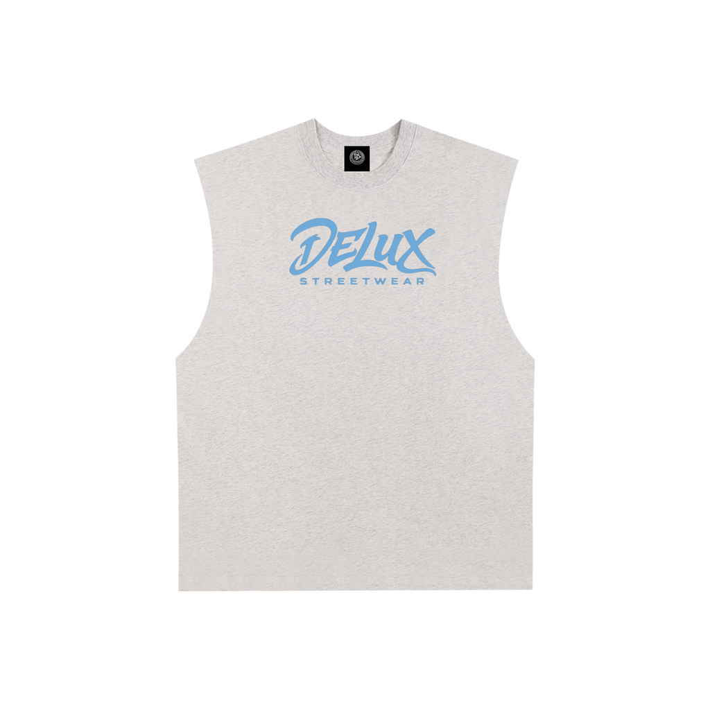 DeLuX Raw Edge Cotton Tank Top