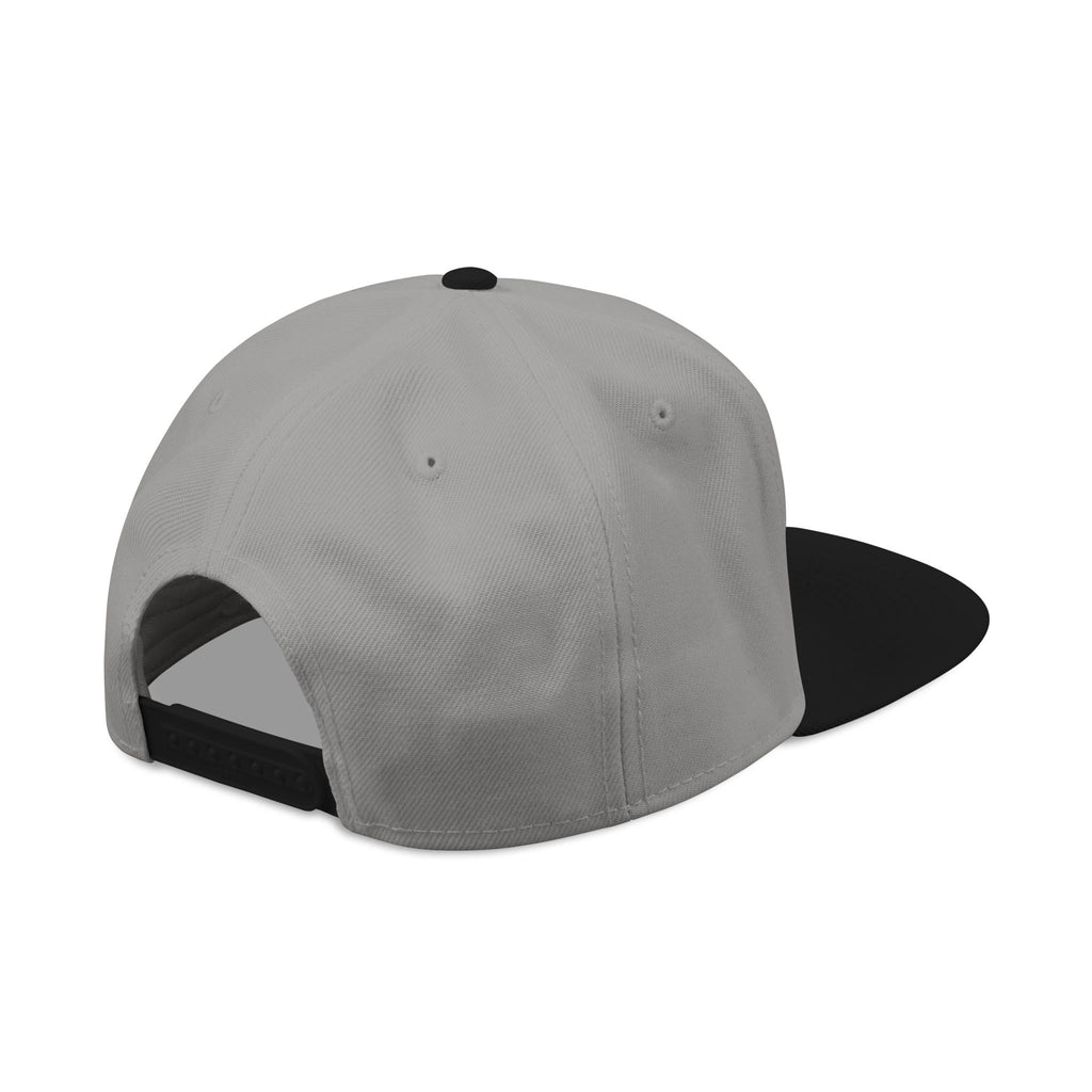 Mens Embroidered 'Delux' Snapback Cap – Streetwear Flat-Brim Hat