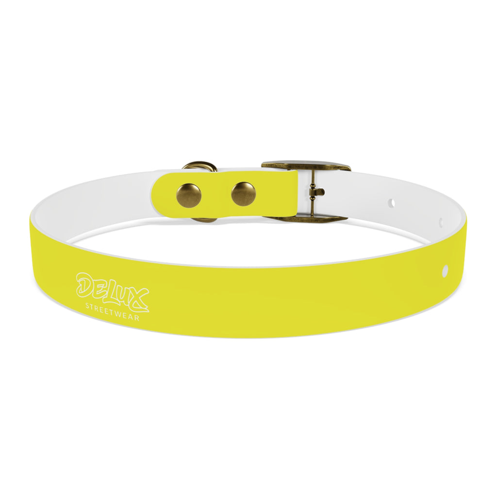 Neon Yellow Reflective Dog Collar — High-Visibility Safety Collar for Pets