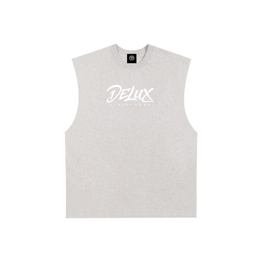 DeLuX Raw Edge Cotton Tank Top