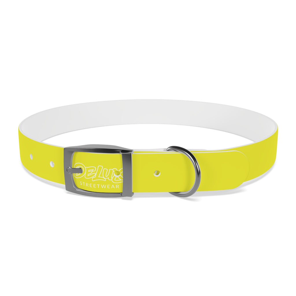 Neon Yellow Reflective Dog Collar — High-Visibility Safety Collar for Pets