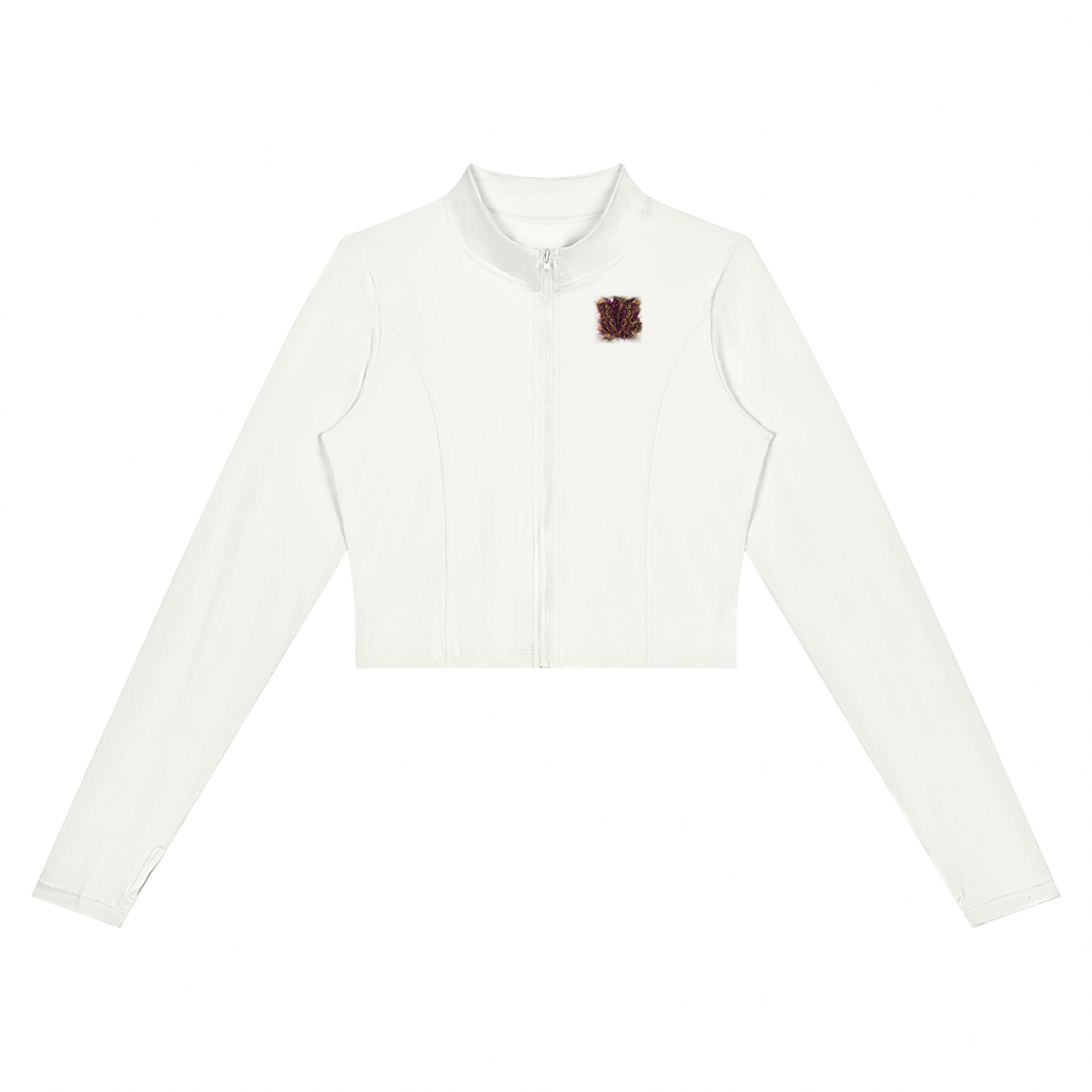 DeLuX Women’s Crop Yoga Sports Jacket