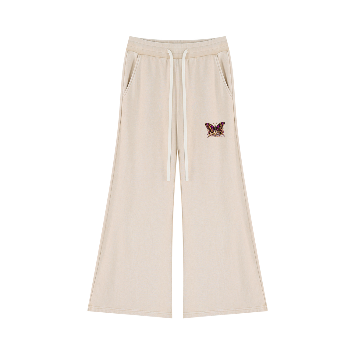 DeLuX Women’s Mineral Wash Flared Leg Sweatpants