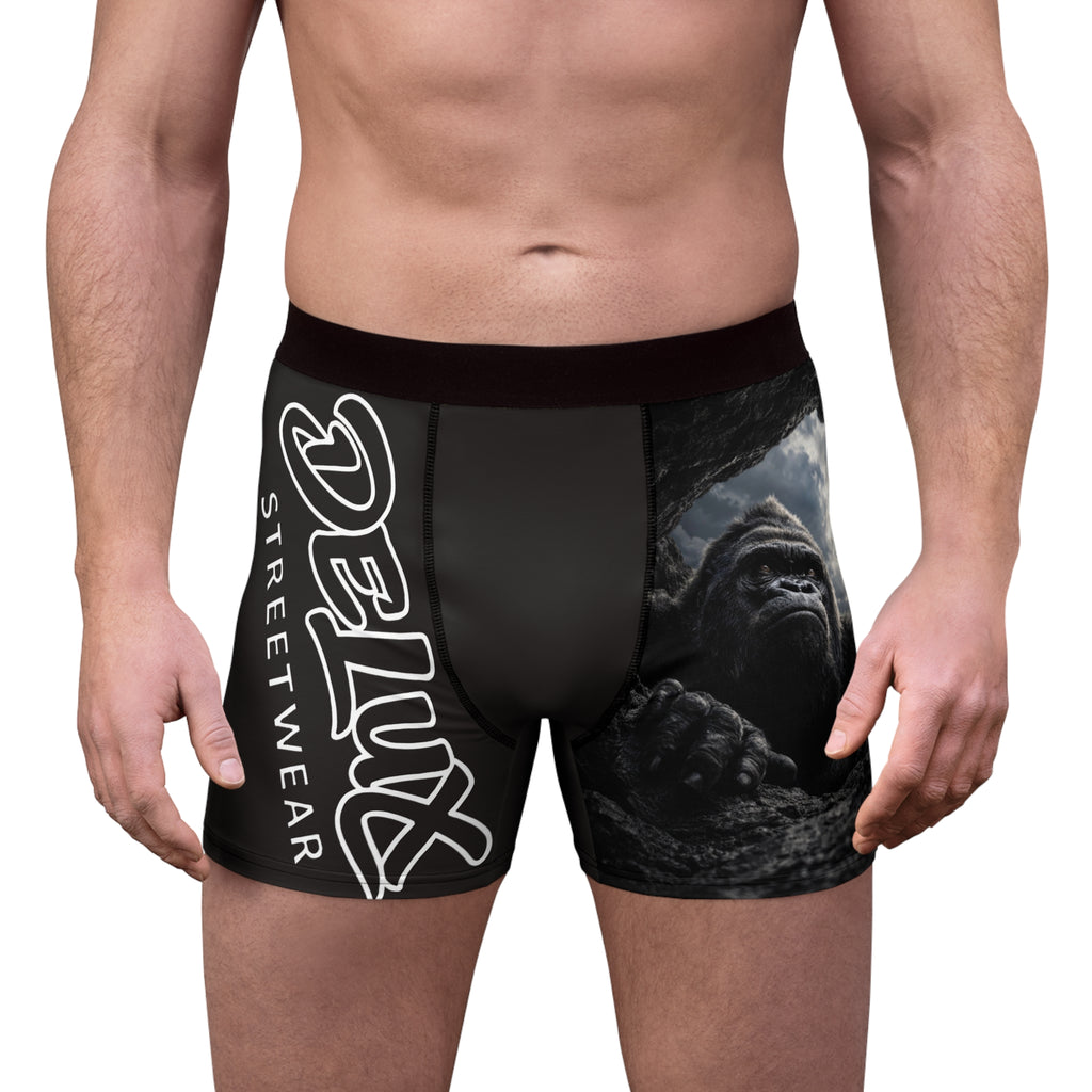 DeLUX Gorilla Print Boxer Briefs — DELUX Streetwear All-Over Print Men’s Underwear