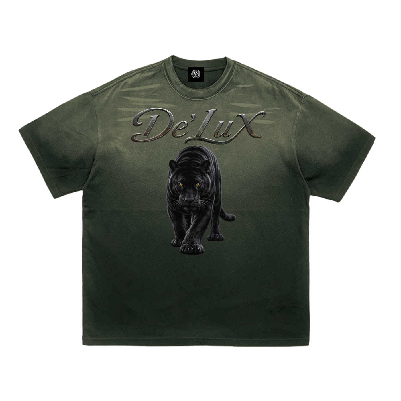 Panther Stripe Gradient Washed T-Shirt