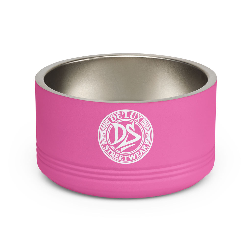 Ceramic-Style Stainless Pet Bowl — 18oz Modern Dog & Cat Feeder