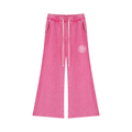 DeLuX Women’s Mineral Wash Flared Leg Sweatpants