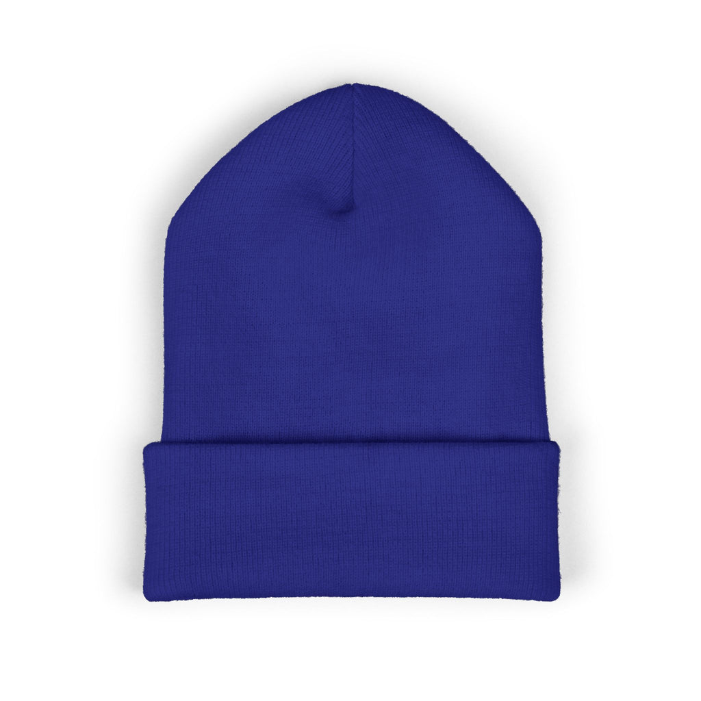 Delux Streetwear Embroidered Cuffed Beanie — Bold Knit Hat