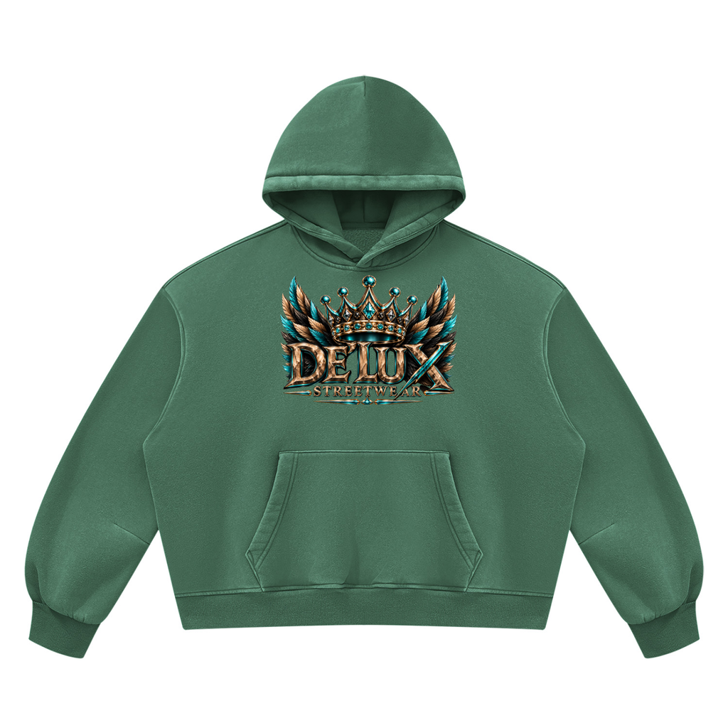 DeLuX  Boxy Fleece Hoodie