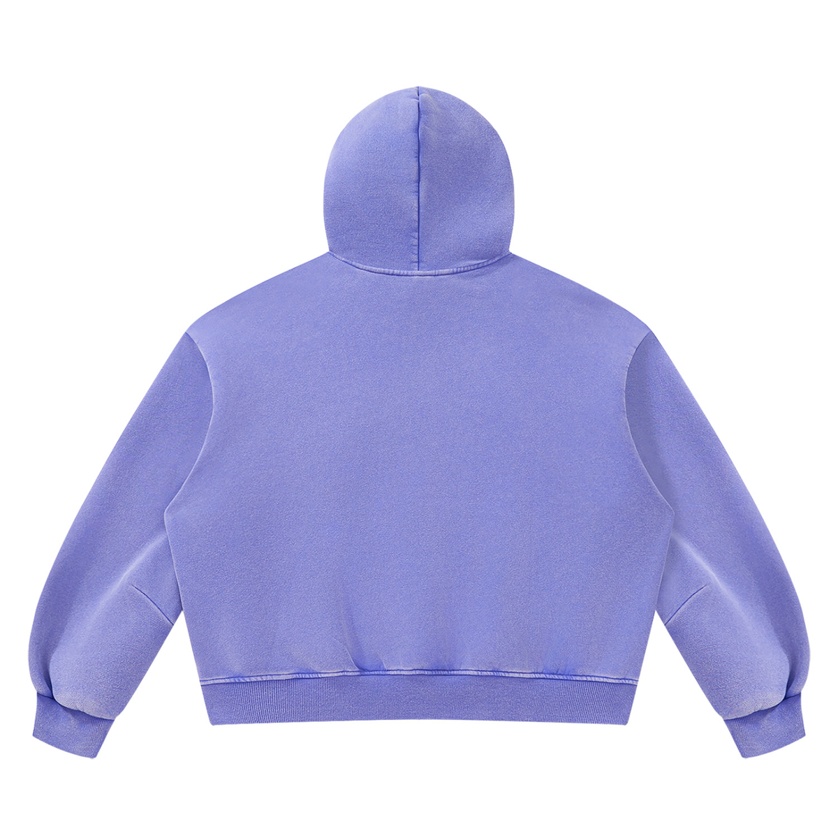 DeLuX  Vintage Wash Boxy Fleece Hoodie