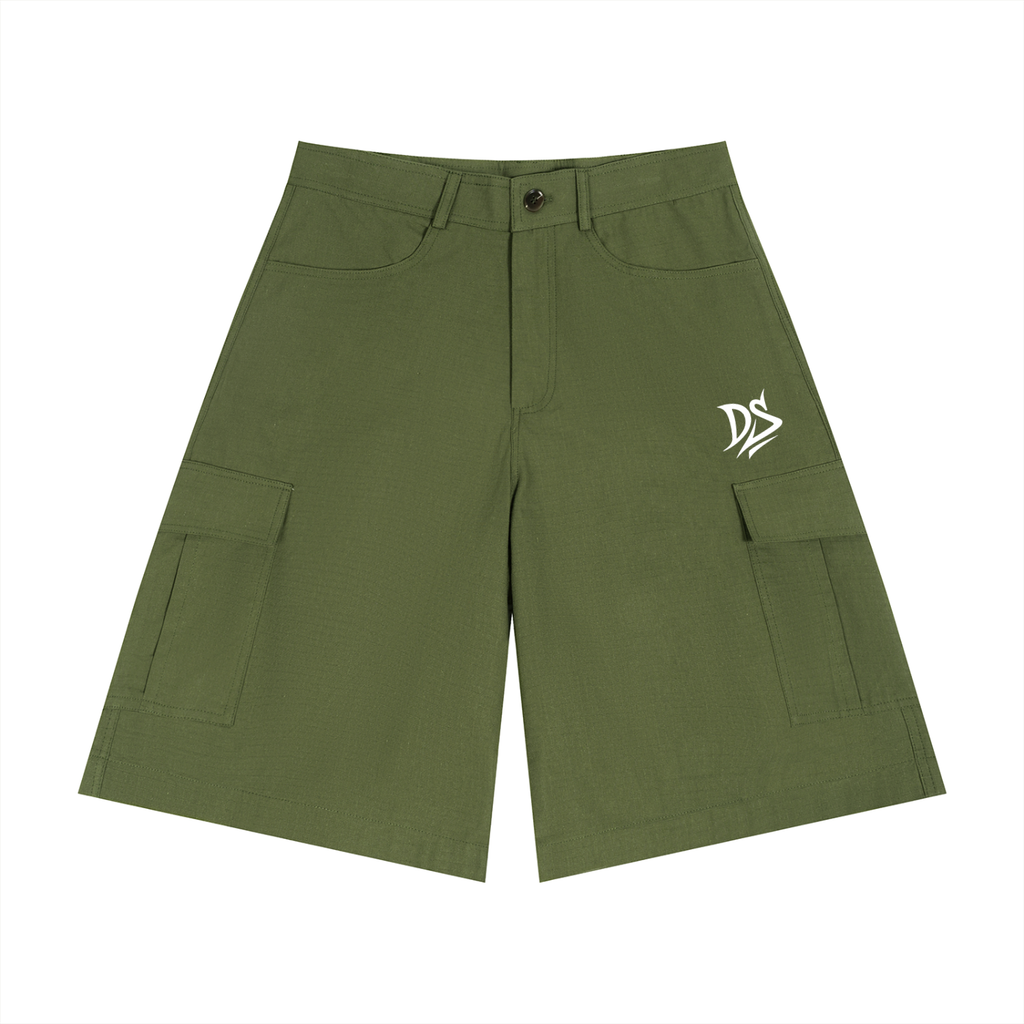 Unisex Woven Cargo Shorts
