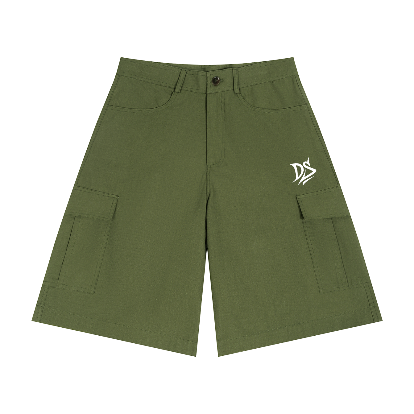 Unisex Woven Cargo Shorts