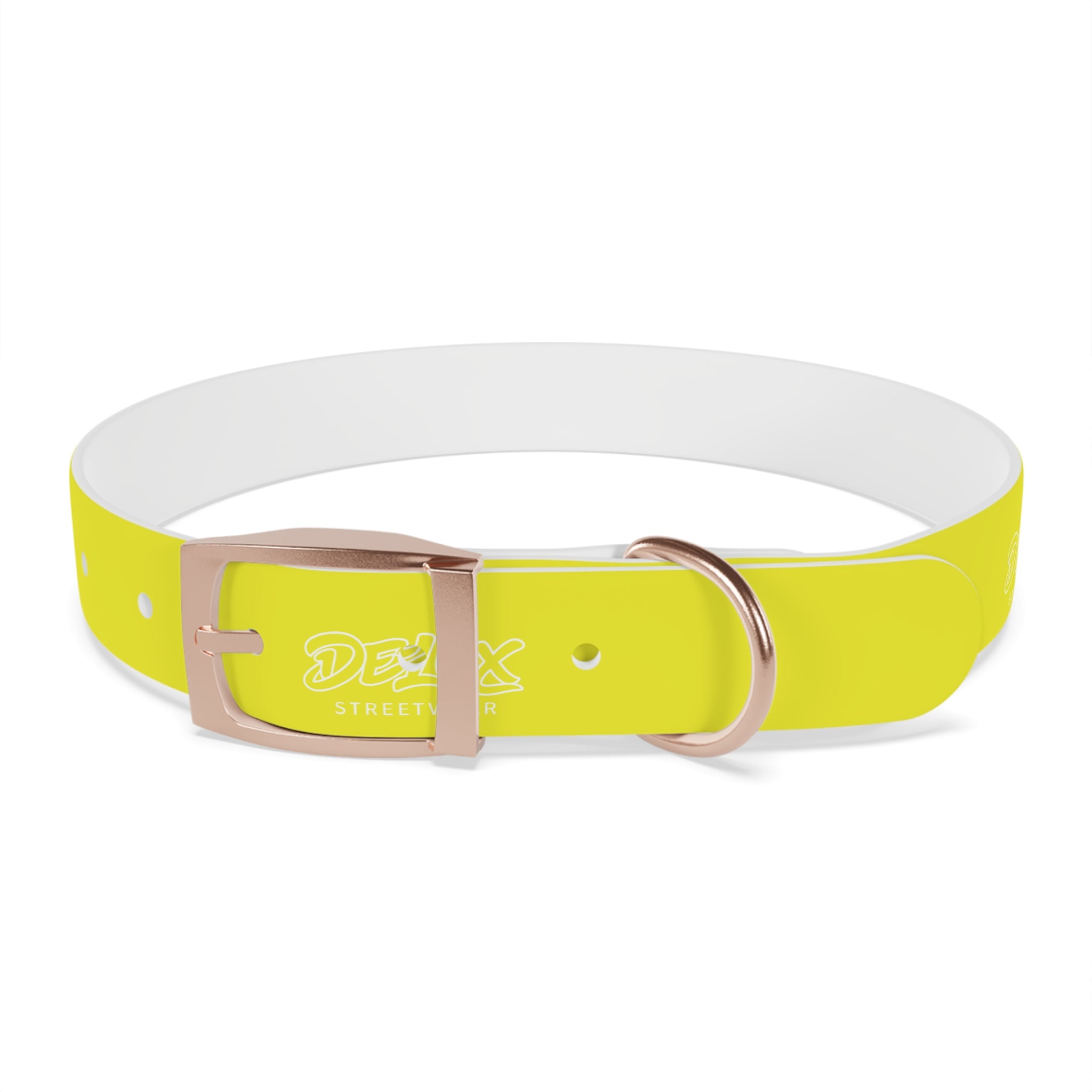 Neon Yellow Reflective Dog Collar — High-Visibility Safety Collar for Pets
