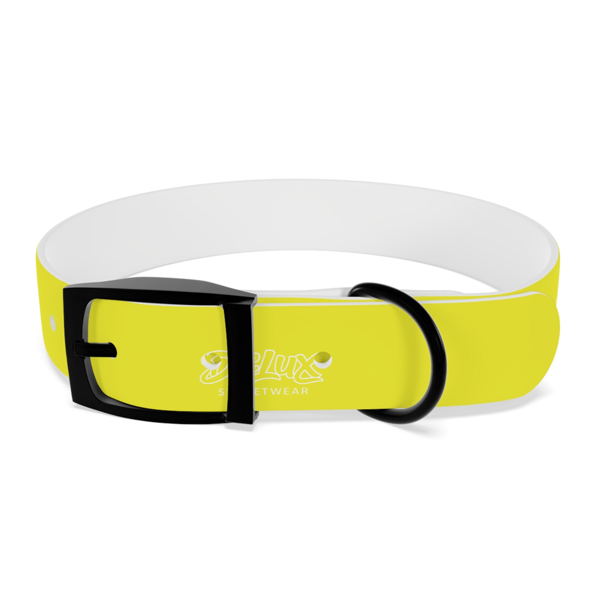 Neon Yellow Reflective Dog Collar — High-Visibility Safety Collar for Pets