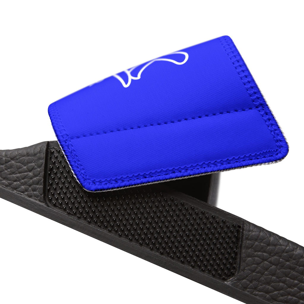 Men's Removable-Strap Slide Sandals — Blue DELUX Streetwear Comfort Slides