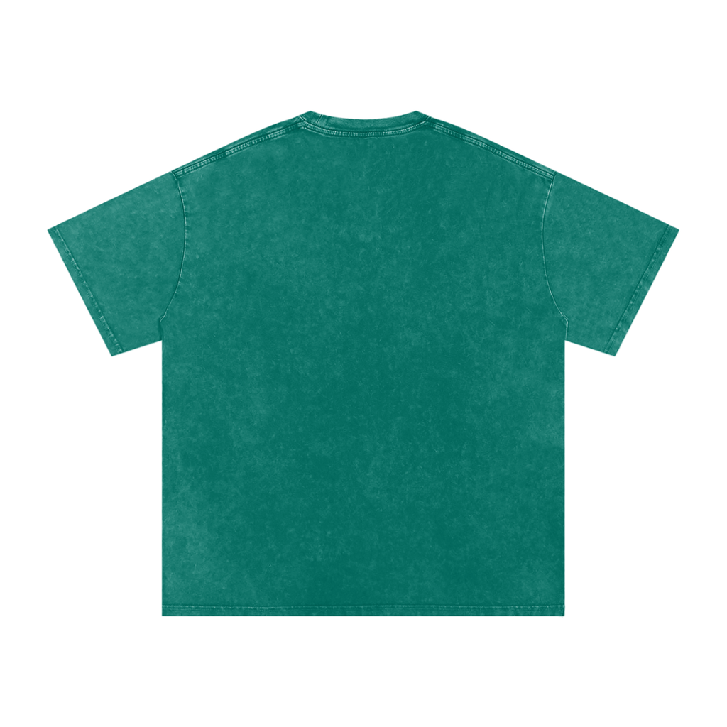 DeLuX Solitary Snow Washed Oversized Cotton T-Shirt