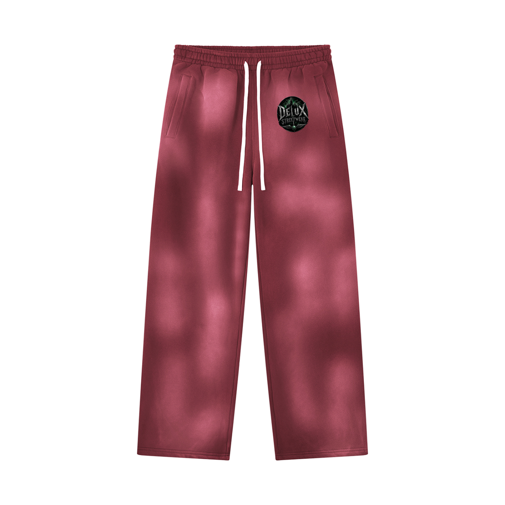 DeLuX Sunfade Wide Leg Fleece Sweatpants