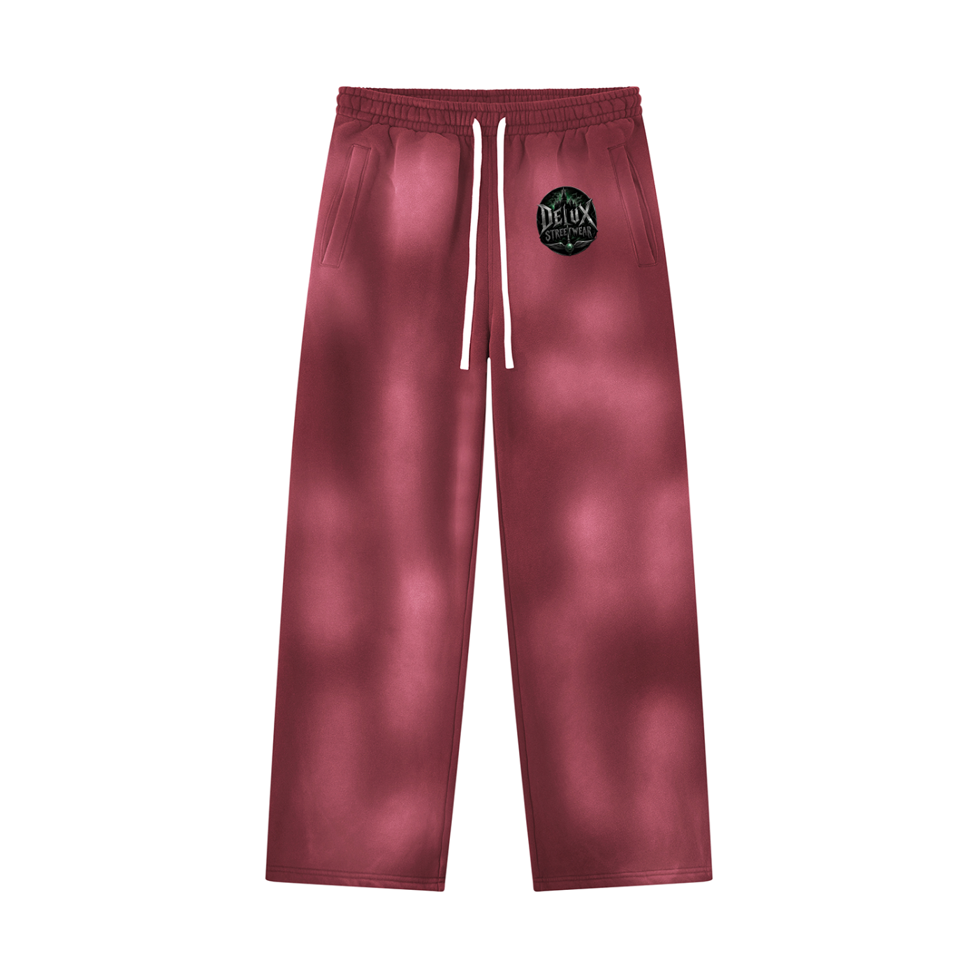 DeLuX Sunfade Wide Leg Fleece Sweatpants