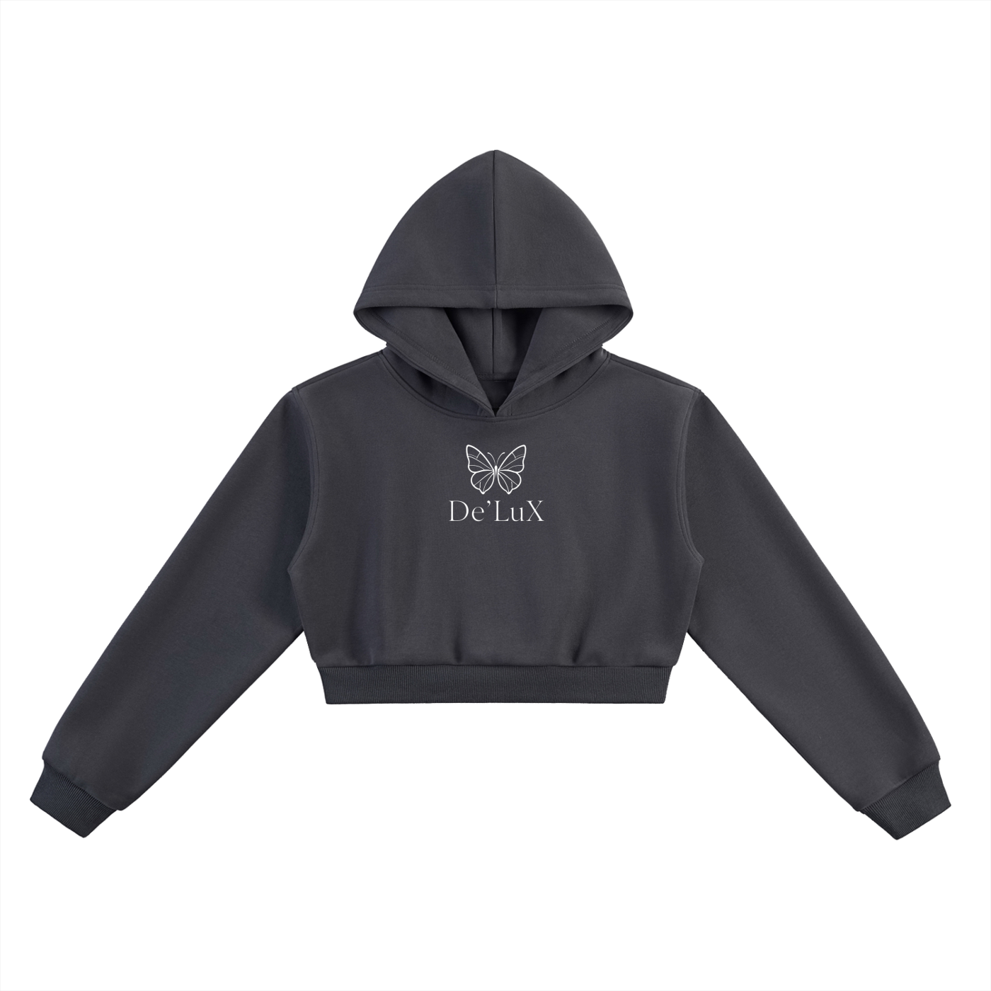DeLuX Essential Cropped Hoodie
