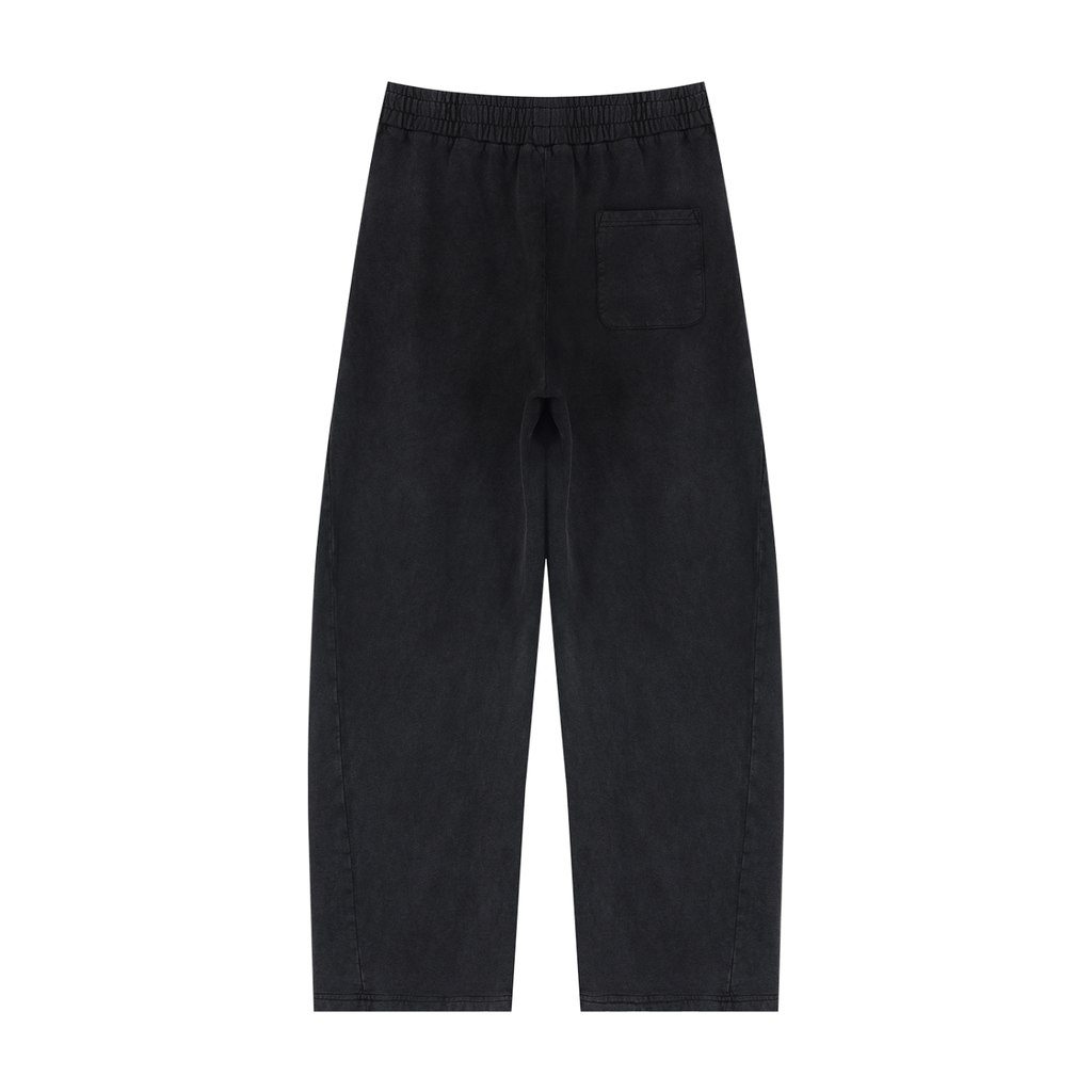 DeLuX Mineral Wash Barrel Sweatpants