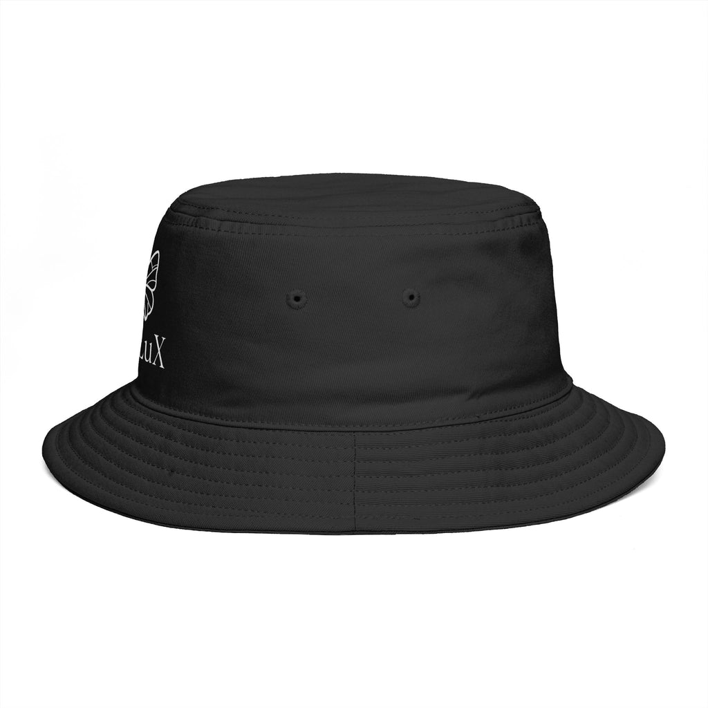 Women De’LuX Butterfly Bucket Hat — Embroidered Brown Fashion Hat