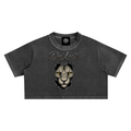 Panther Snow Washed Crop Top