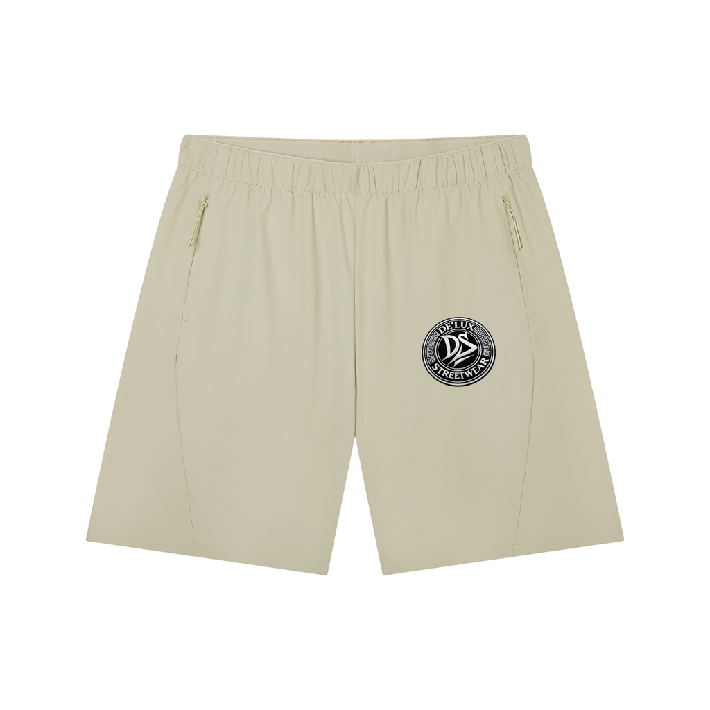 Symbolized  Drawstring Basketball Shorts