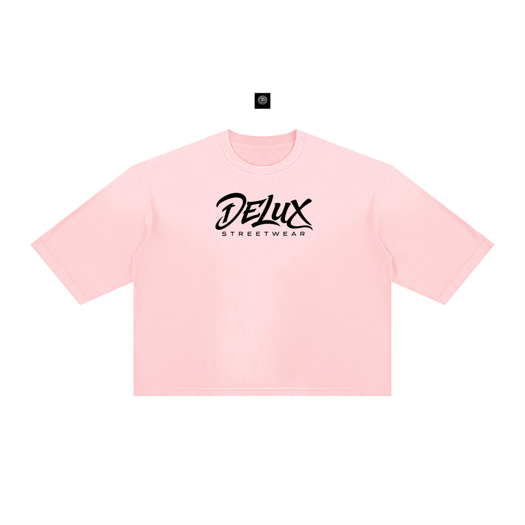 DeLuX Vintage Wash Sunfade Boxy T-Shirt