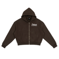 DeLuX Fleece Zip-Up Boxy Hoodie