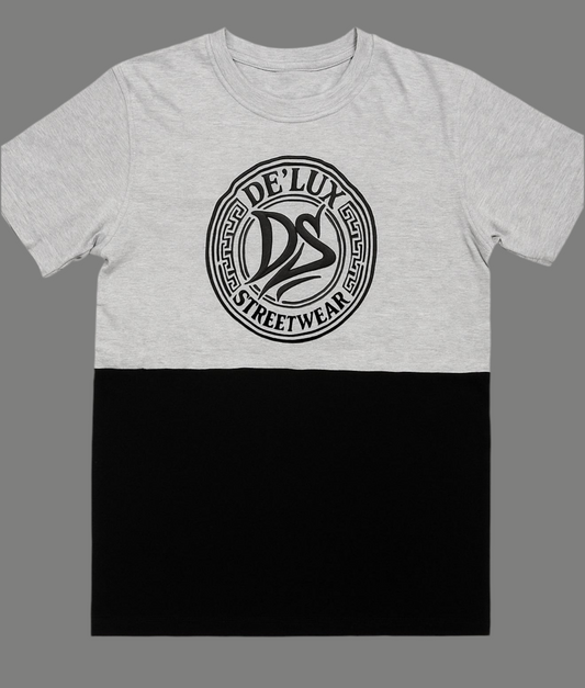 DE’LUX Streetwear Grey/Black T-Shirt