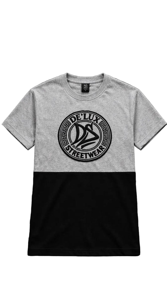 DE’LUX Streetwear Grey/Black T-Shirt