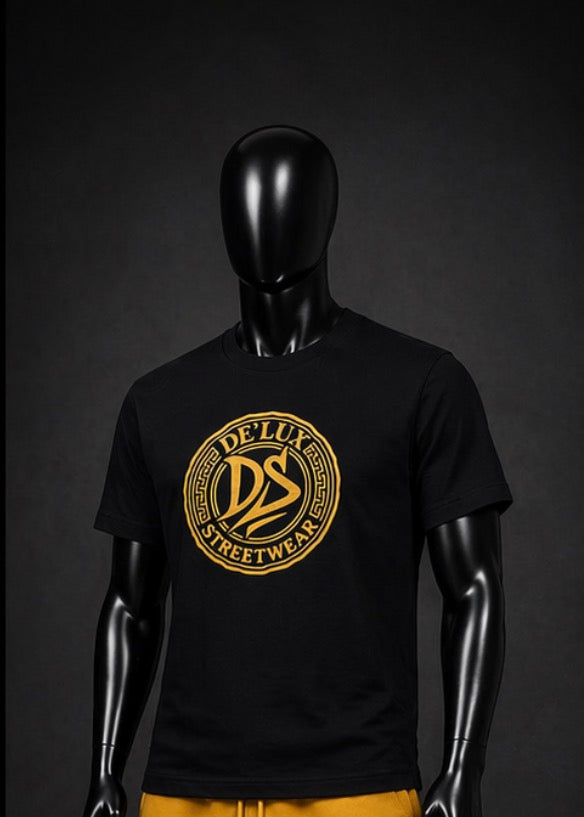 DE’LUX Streetwear Black/Yellow T-Shirt