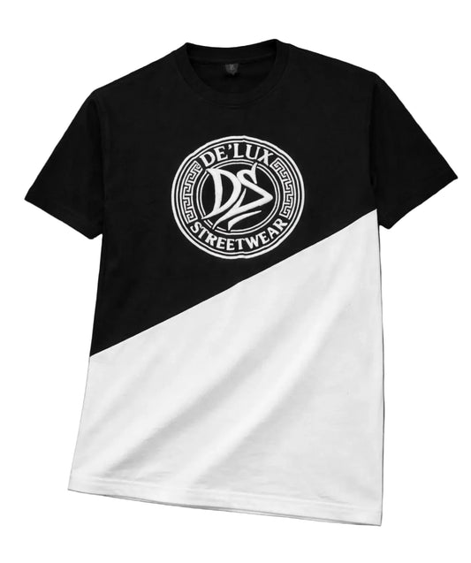DE’LUX Streetwear Set: Black/White Logo T-Shirt